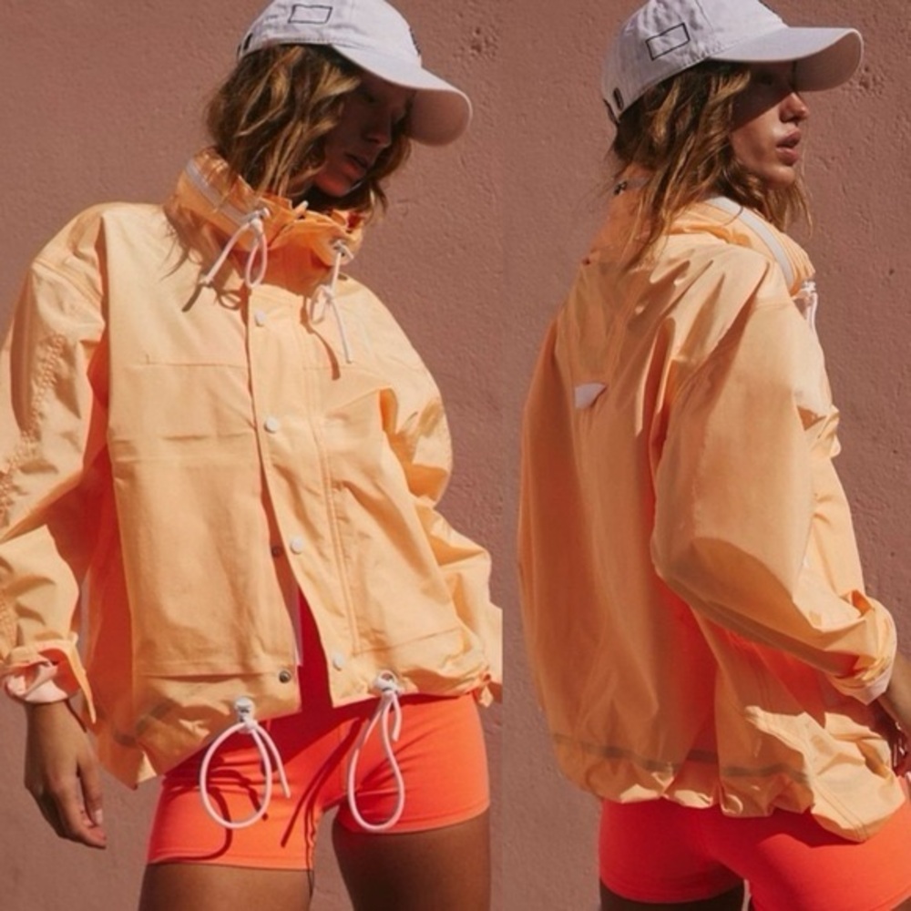 FP Movement by Free People Rain or Shone Jacket Size M Light Peach